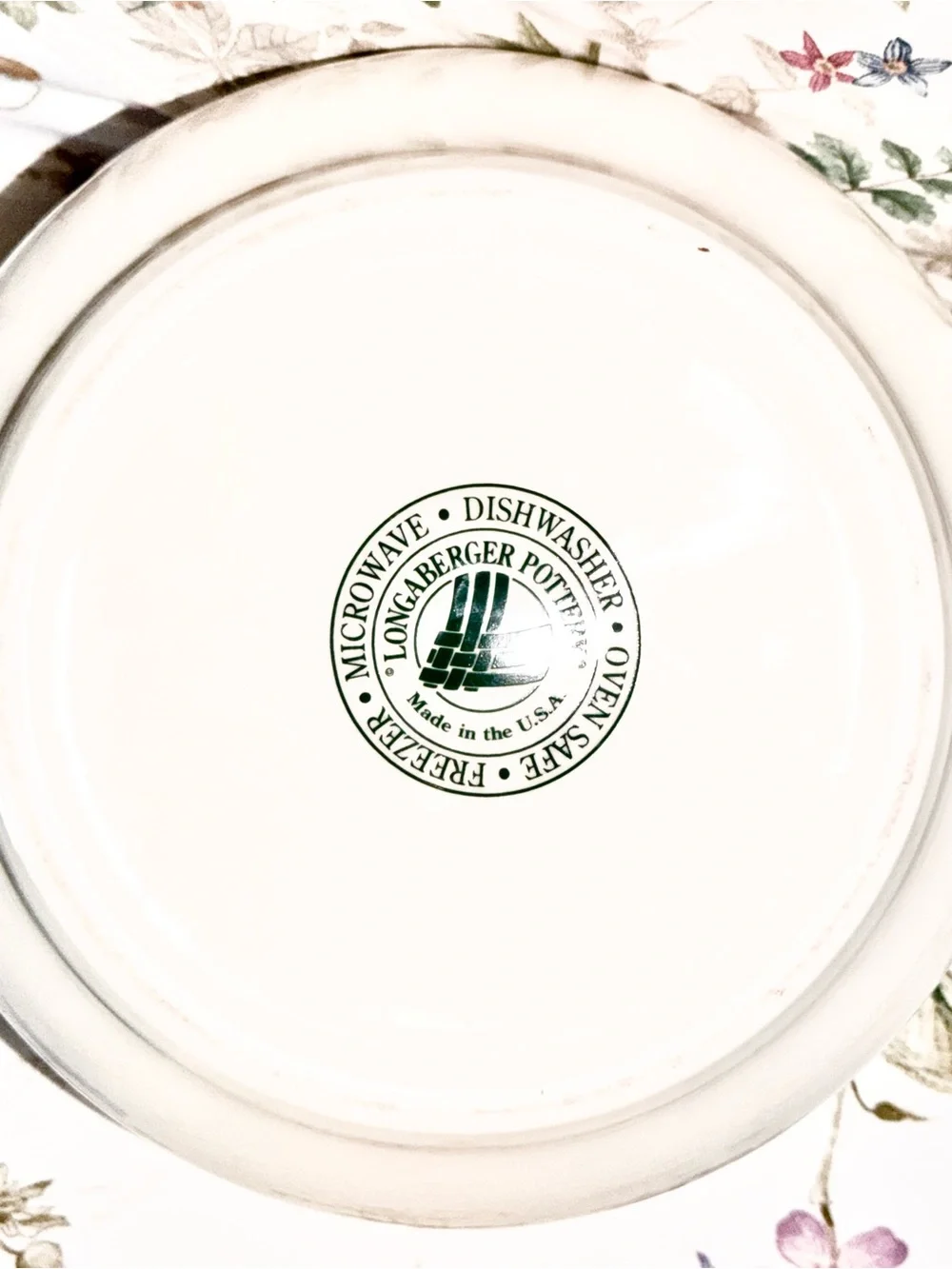 Longaberger Vintage Ceramic Soup Tureen Set